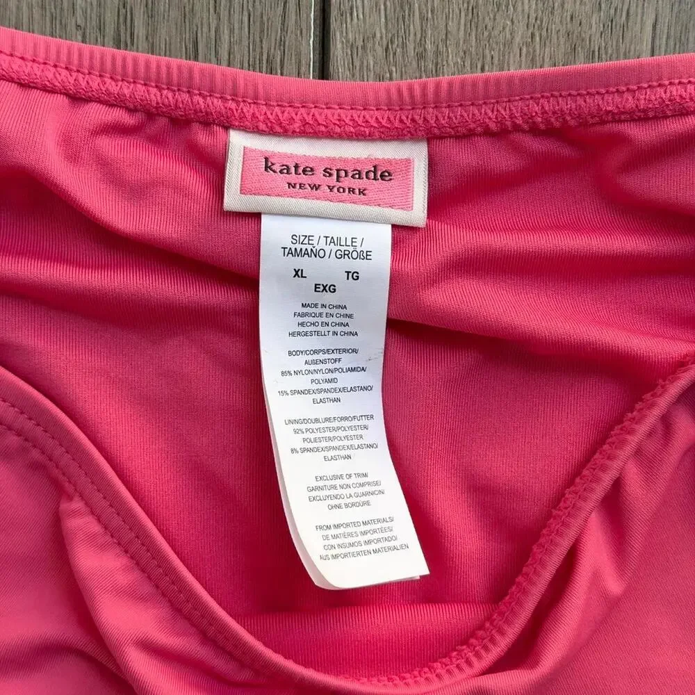 Kate spade colorblock bandeau bikini